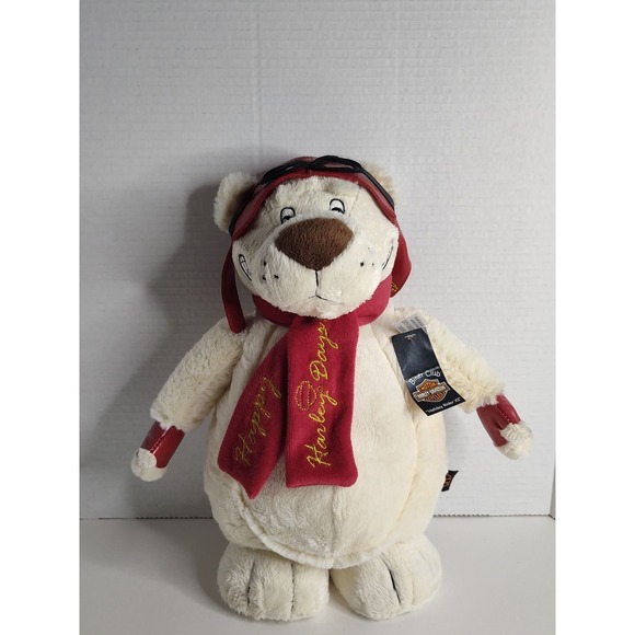 Harley-Davidson Other - HARLEY DAVIDSON " HAPPY HARLEY DAVIDSON " POLAR BEAR PLUSH TAG HAS WEAR SEE PICS